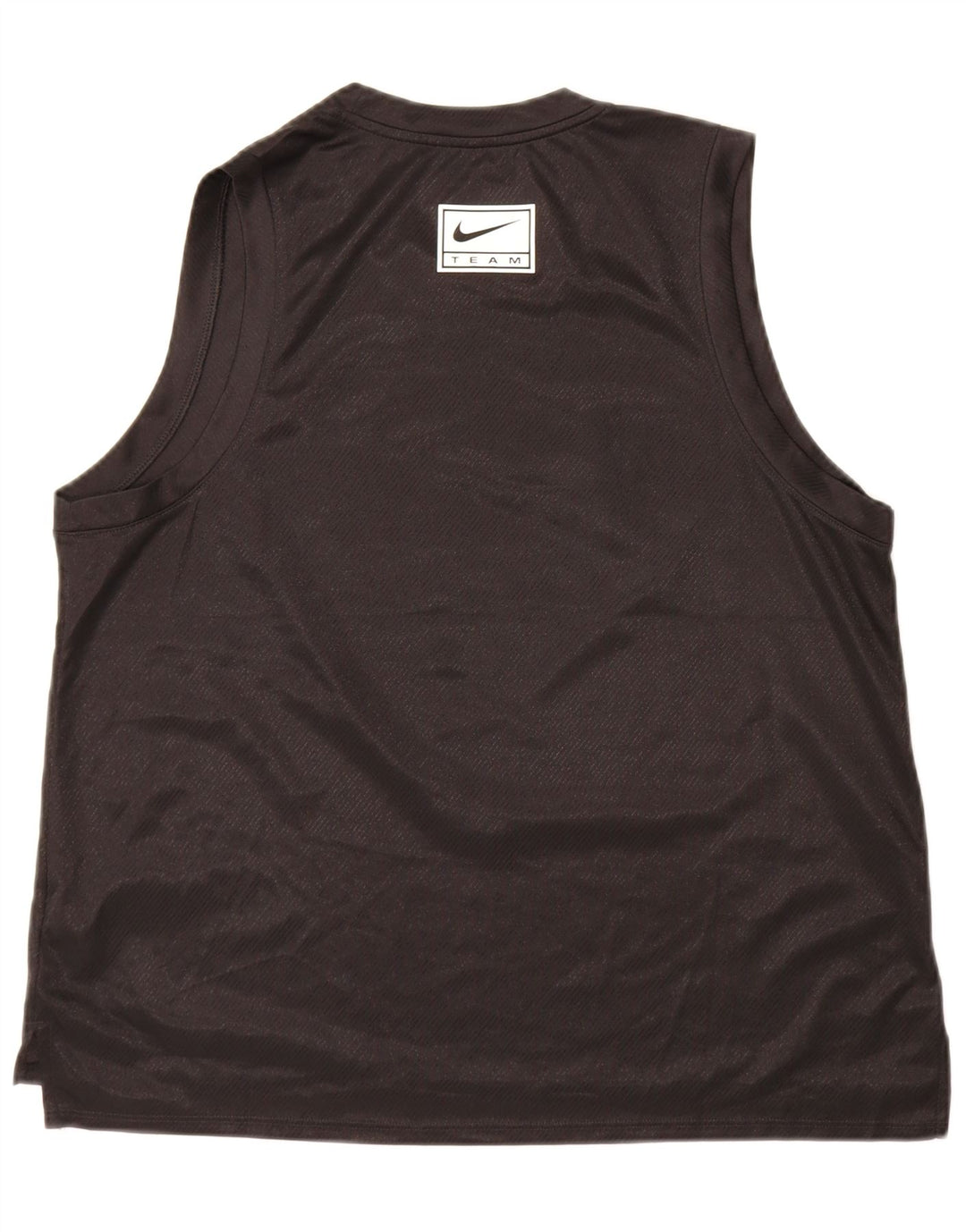 Top cu vestă grafică Nike Dri Fit pentru femei UK 18 XL Poliester negru