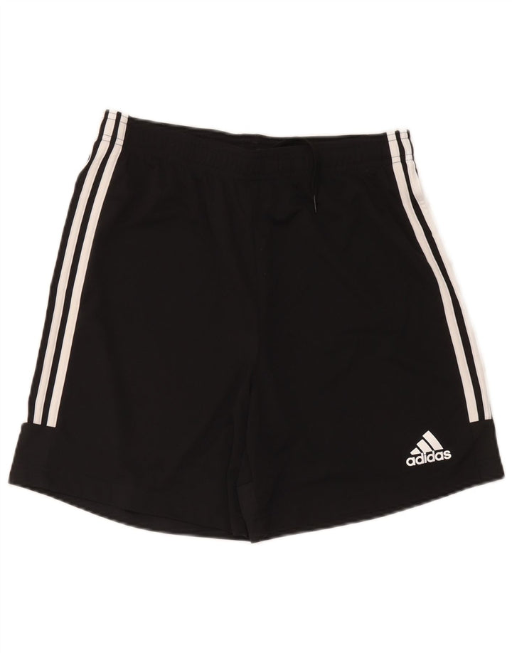 Pantaloni scurți sport Aeroready Adidas pentru bărbați, poliester mediu negru