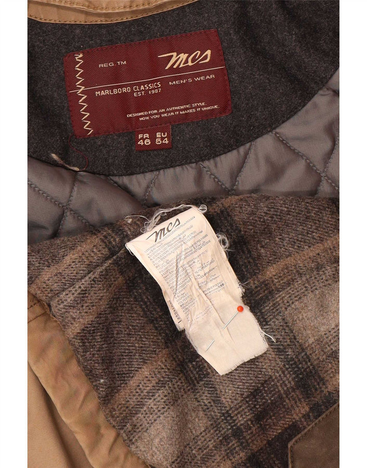 Jachetă pentru bărbați Marlboro Classics EU 54 2XL maro bumbac