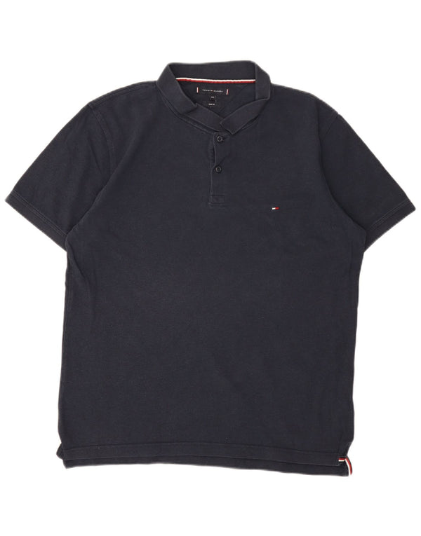Cămașă polo TOMMY HILFIGER pentru bărbați, 2XL, bumbac bleumarin
