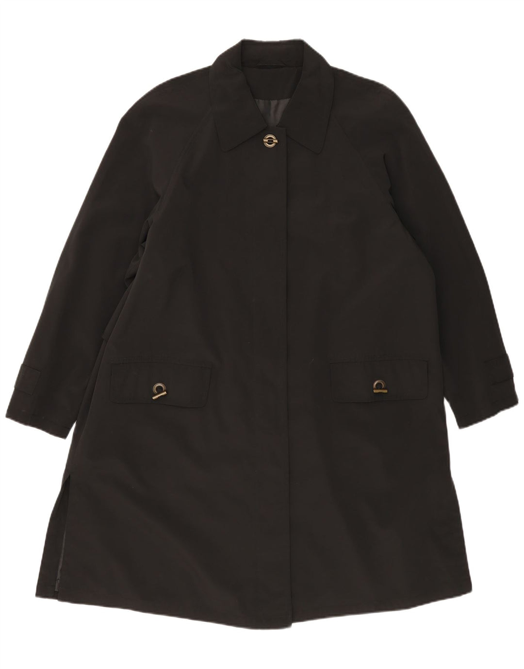 Palton pentru femei Hamells, cu tăiere lentă, UK 12 Medium Black Poliester Classic