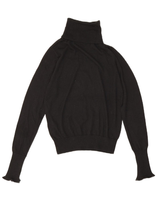 Pulover pentru femei cu gât rulat Zara UK 6 XS Poliester negru