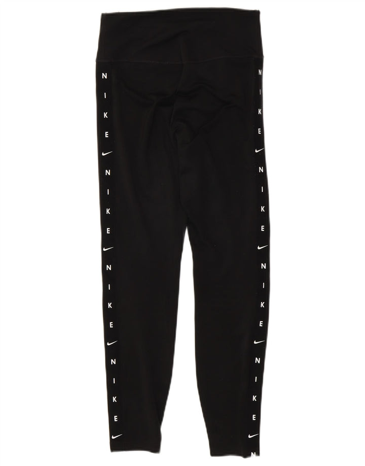 Leggings NIKE Dri Fit Graphic pentru femei UK 6 XS Negru