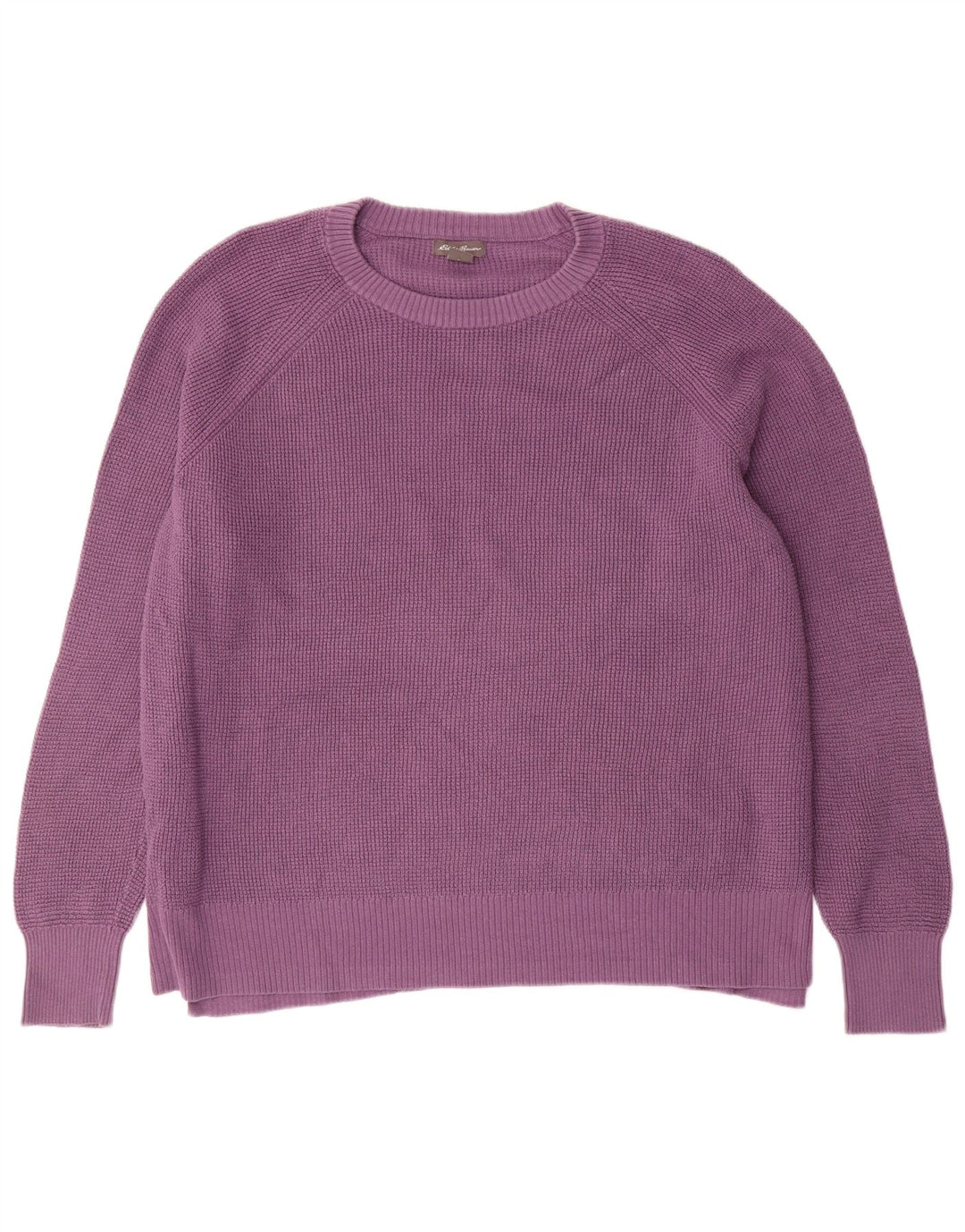 EDDIE BAUER Pulover supradimensionat pentru femei cu gâtul turnat, UK 18 XL, violet