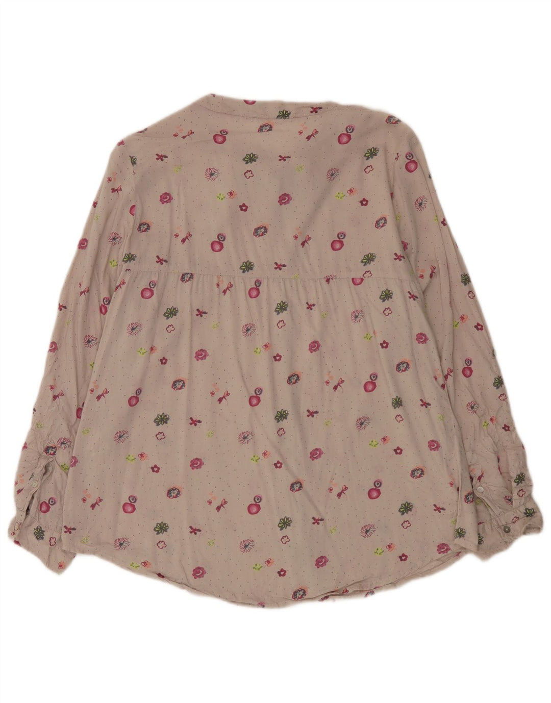 Bluză cămașă pentru femei White Stuff UK 12 Medium Bej Floral Viscose