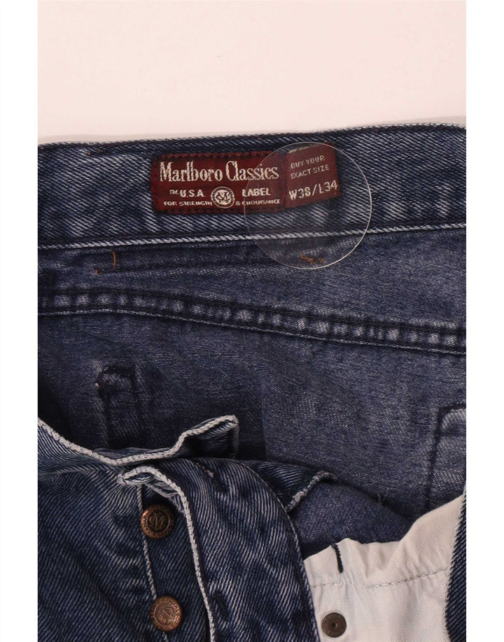Blugi largi pentru bărbați Marlboro Classics W38 L28 Bumbac albastru