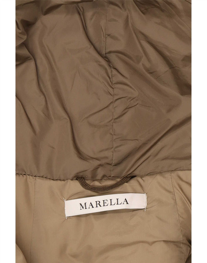Jachetă căptușită pentru femei Marella UK 12 Medium Brown Poliamidă