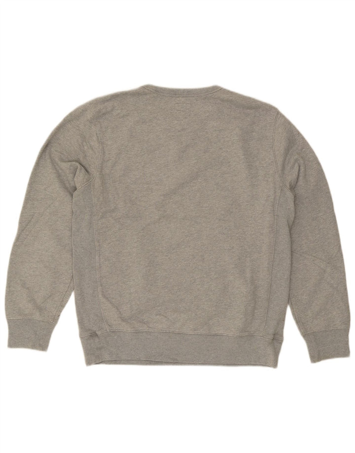 Hanorac pentru bărbați J. Crew Jumper mare, gri bumbac cu pete