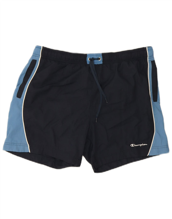 Pantaloni scurți de înot Champion pentru bărbați, 2XL, bleumarin, poliamidă color bloc
