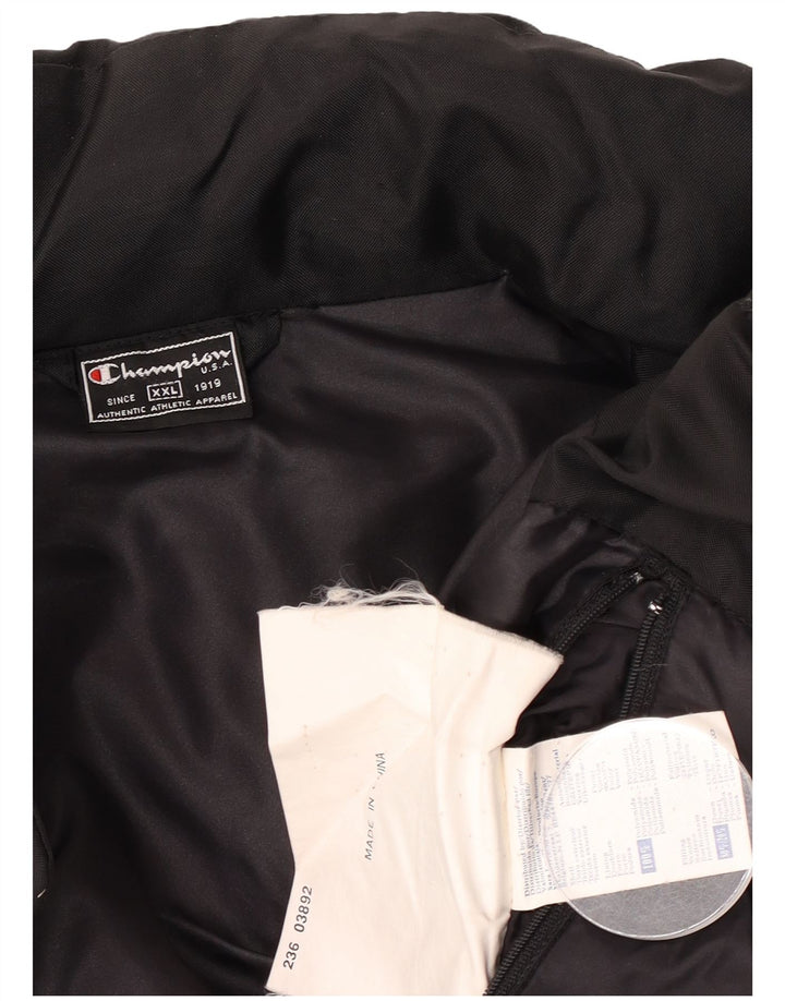 Jachetă căptușită pentru bărbați Champion UK 44 2XL Poliamidă neagră