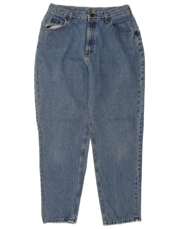 Blugi conici pentru femei Lee W30 L29 albastru