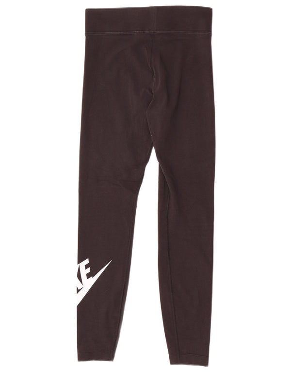 Leggings cu grafic pentru femei Nike UK 8 Poliester negru mic
