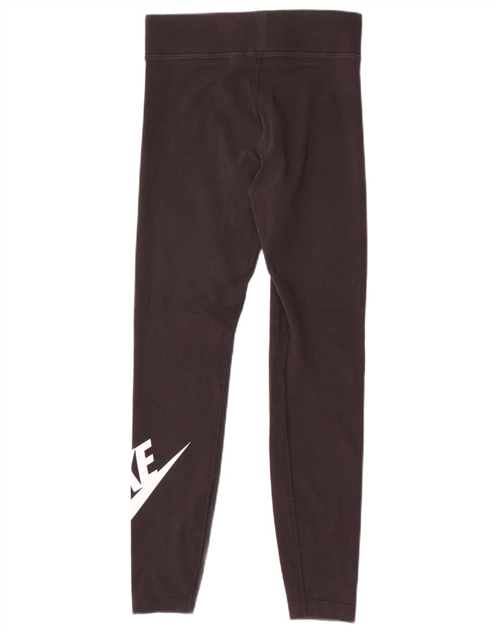Leggings cu grafic pentru femei Nike UK 8 Poliester negru mic