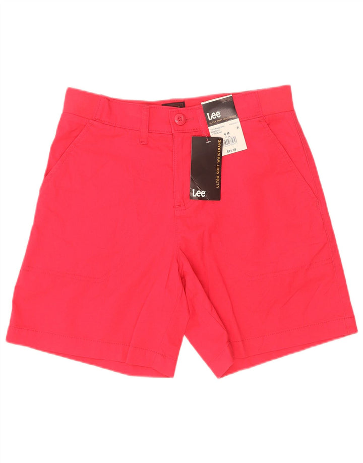 Pantaloni scurți chino pentru femei Lee US 6 Medium W30 Bumbac roșu