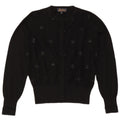 Pulover cardigan pentru femei Luisa Spagnoli UK 14 Medium Negru Geometric Lână