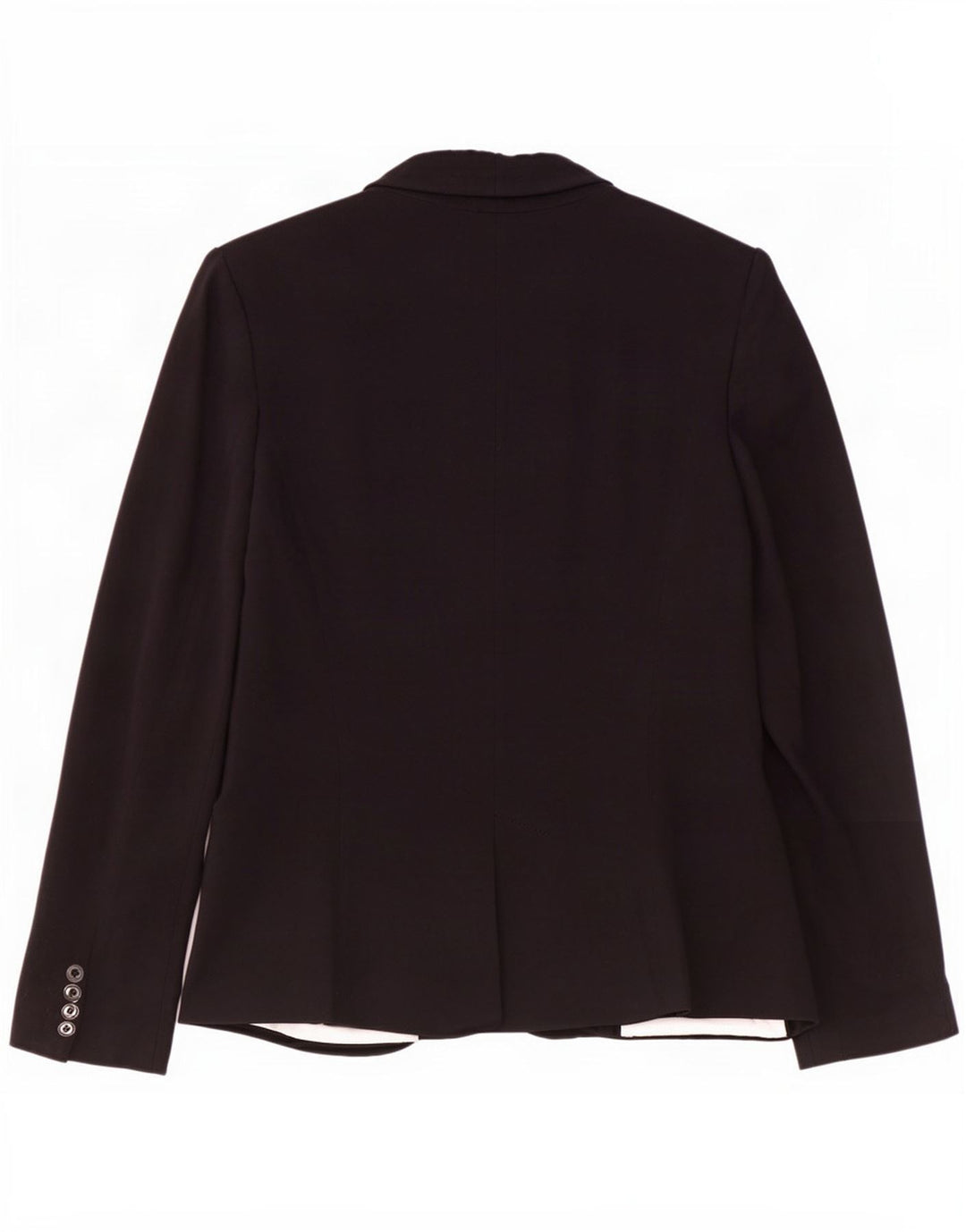 Blazer pentru femei Zara cu 1 nasture, UK 10, mic, negru, viscoză
