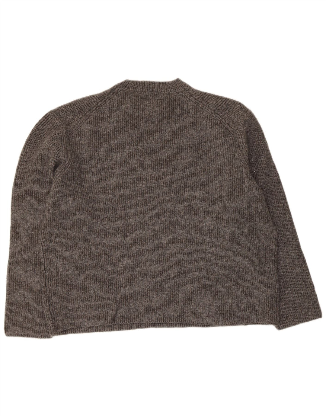 All Saints Pulover supradimensionat pentru femei cu gâtul turnat UK 14 Medium Gri Lână