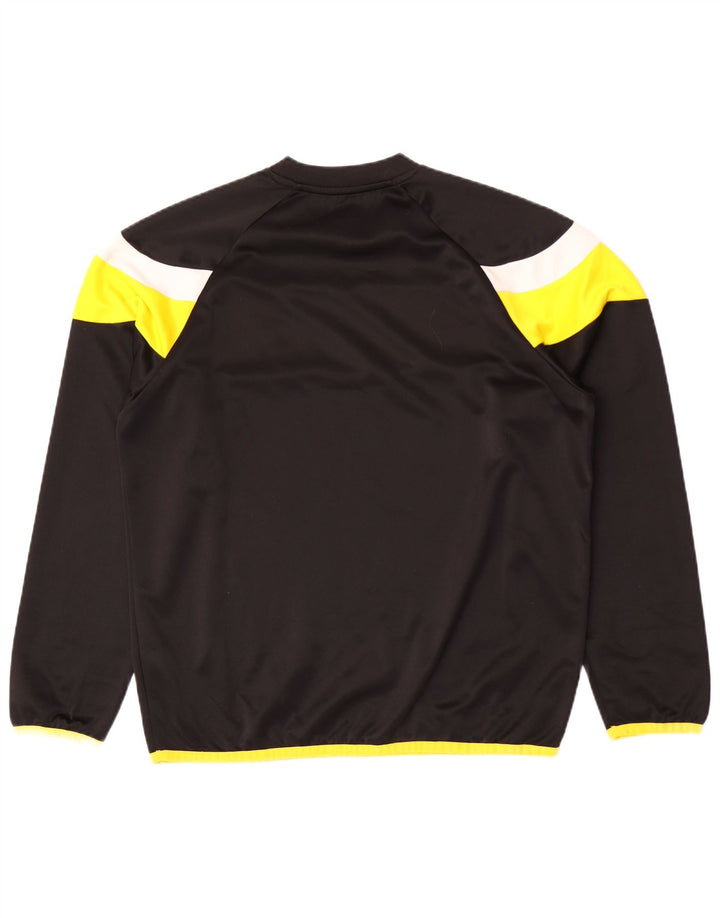 Top pentru bărbați Puma cu mânecă lungă, mare, negru, poliester color bloc