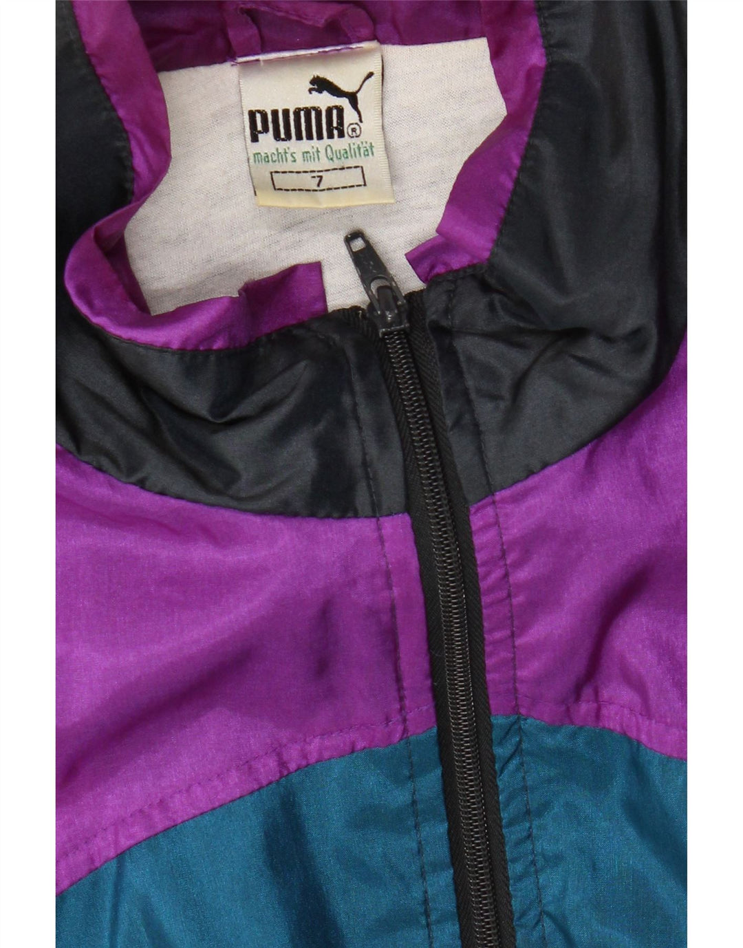 Jachetă de trening pentru bărbați Puma, mare, neagră, poliamidă bloc de culoare
