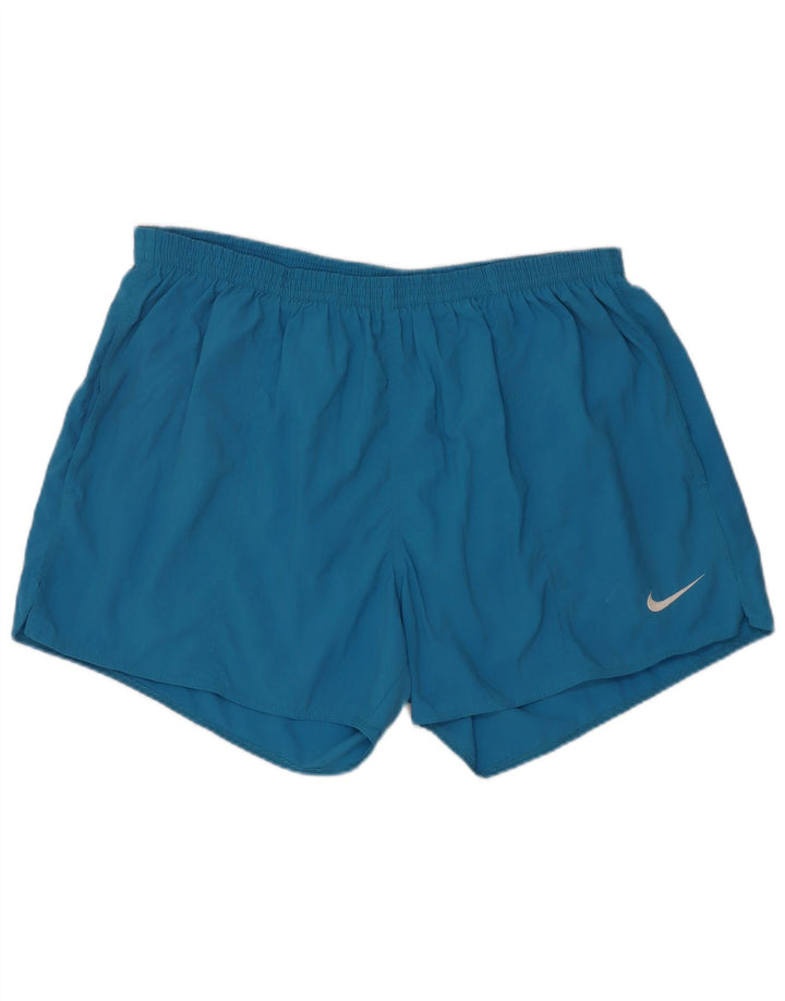 NIKE Mens Sport Shorts 2XL  Blue Nylon