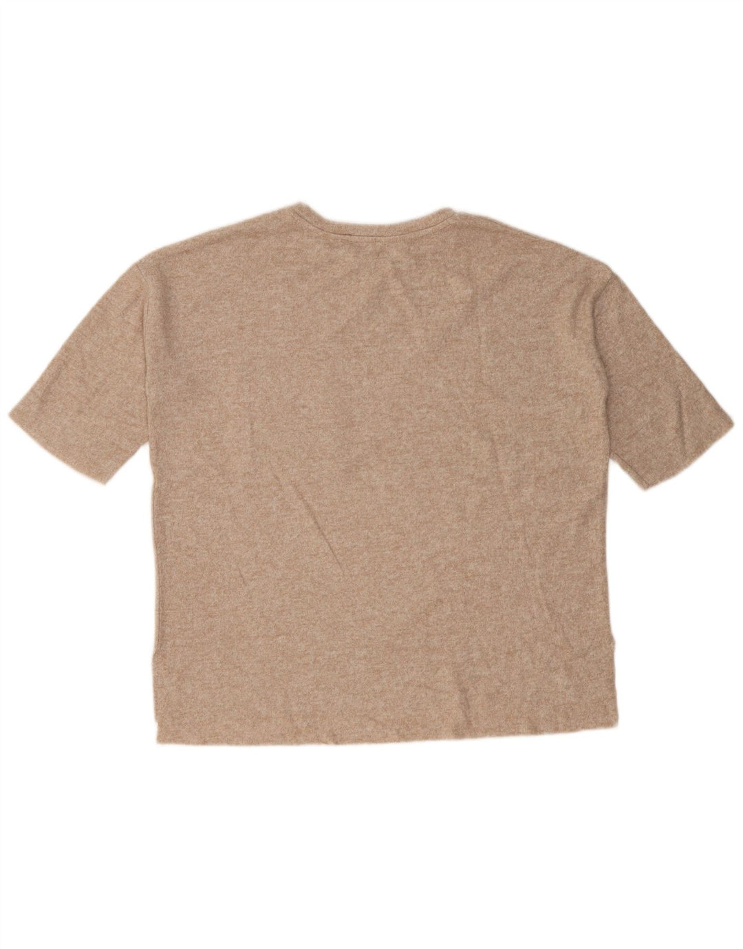 Tricou supradimensionat pentru femei Zara UK 10 Small Beige