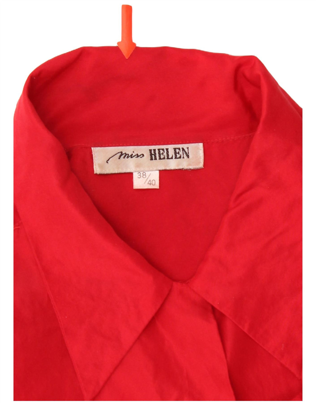 Bluză Cămașă Vintage Femei EU 38/40 Roșu Mediu