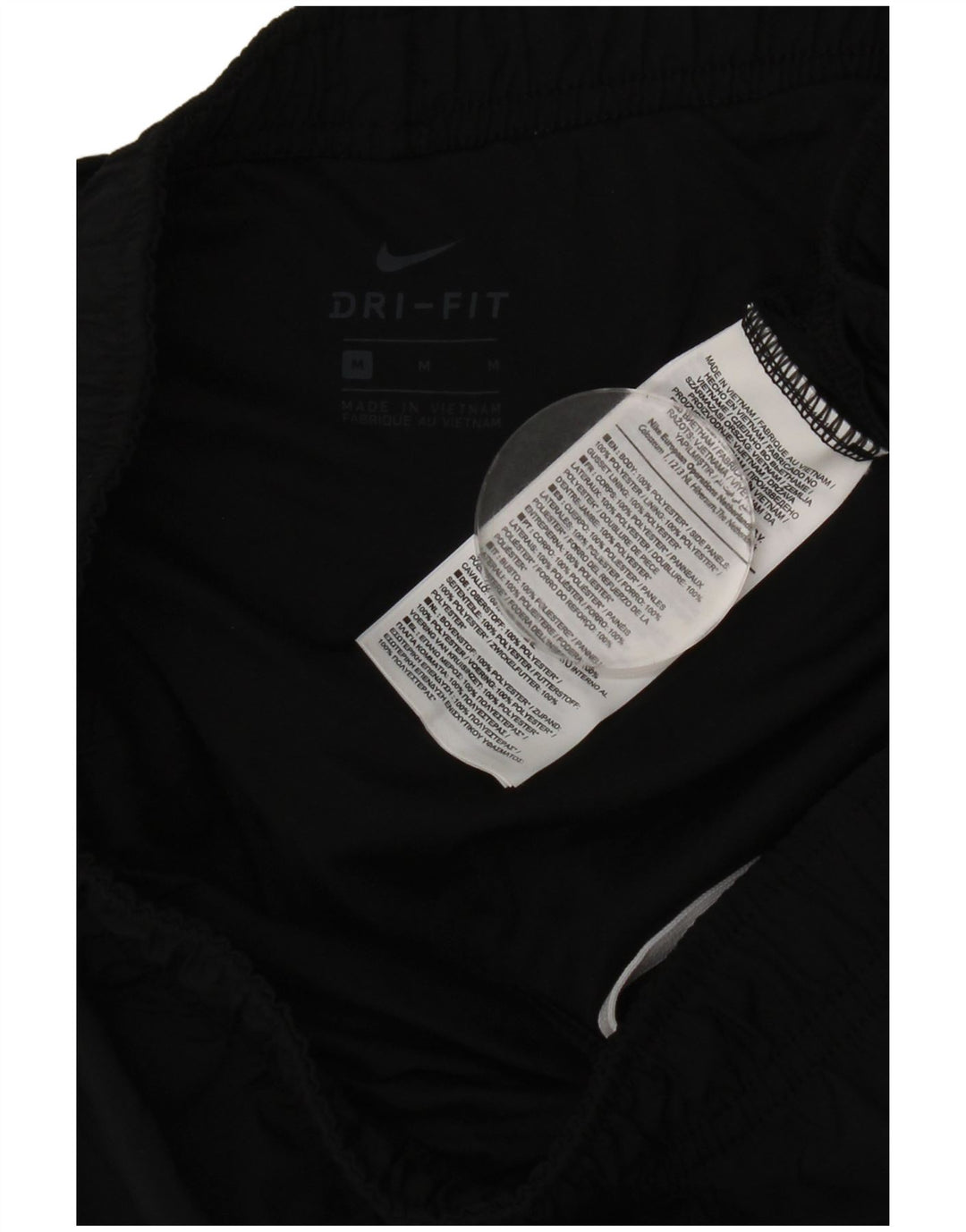 Pantaloni scurti sport Nike pentru femei UK 14 Medium Black Poliester Sports