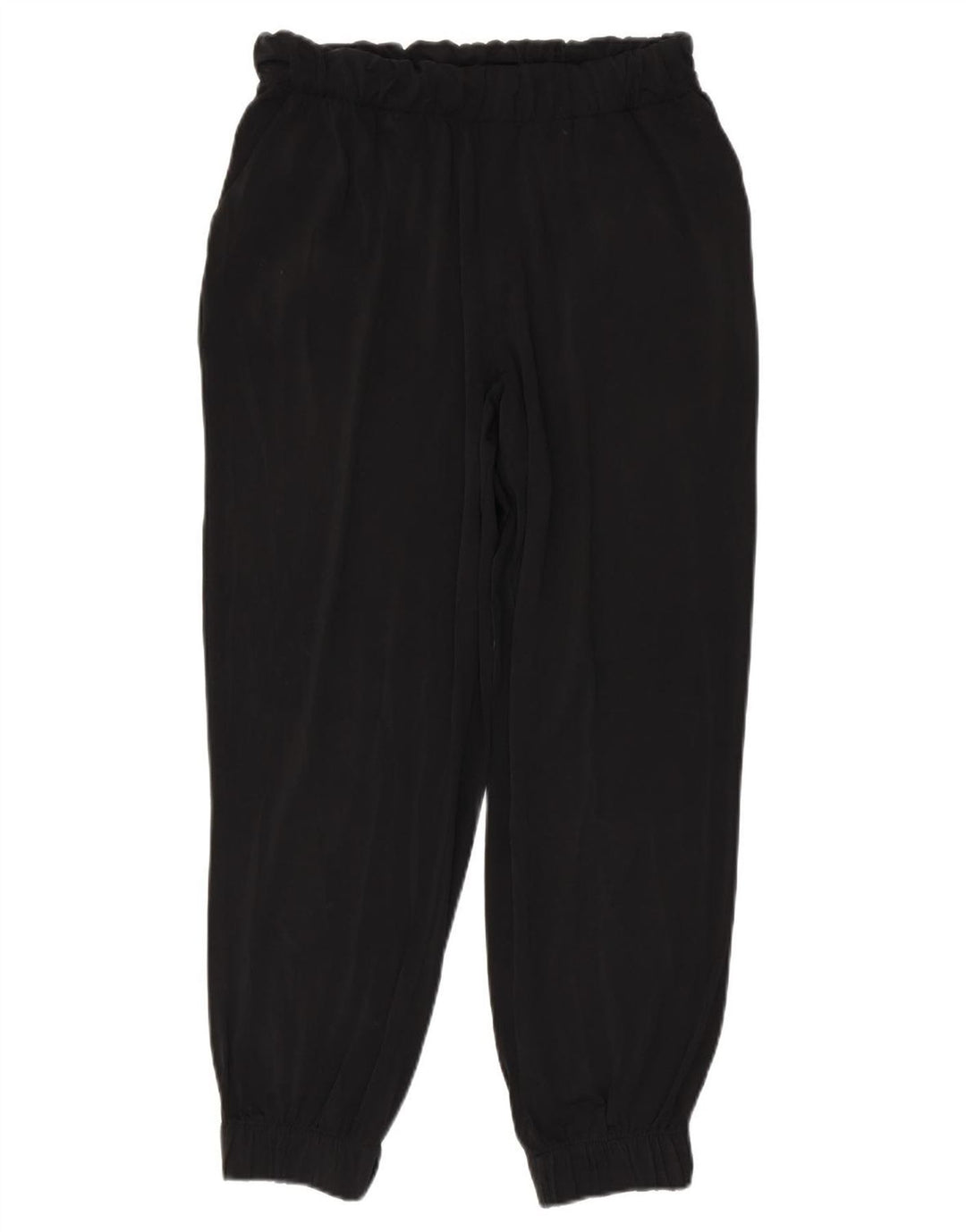 Pantaloni de trening ZARA Femei Joggeri UK 12 Medium Negru
