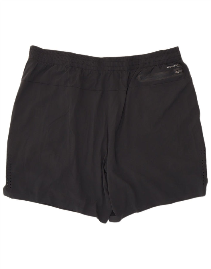 Pantaloni scurți de sport Dri-Power pentru bărbați Russell Athletic 2XL poliester gri