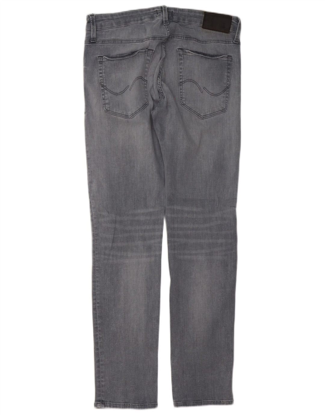 Blugi slim pentru bărbați Jack & Jones W32 L30 bumbac gri