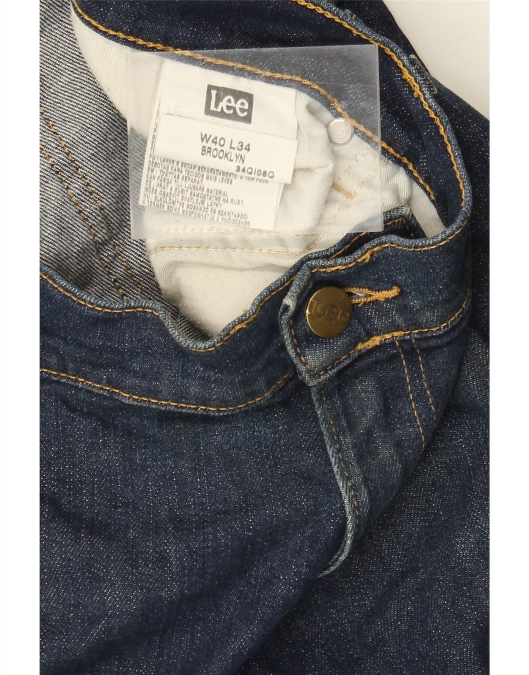 Pantaloni scurți din blugi Brooklyn LEE pentru bărbați W40 XL, bumbac bleumarin