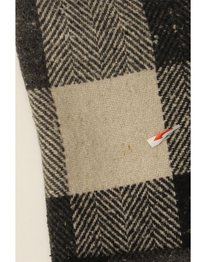 Gilet Vintage pentru femei IT 44 Medium Black Check Wool