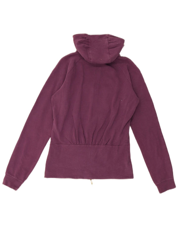 Pulover pentru femei Champion, cu fermoar, cu glugă, UK 12, bumbac violet mediu