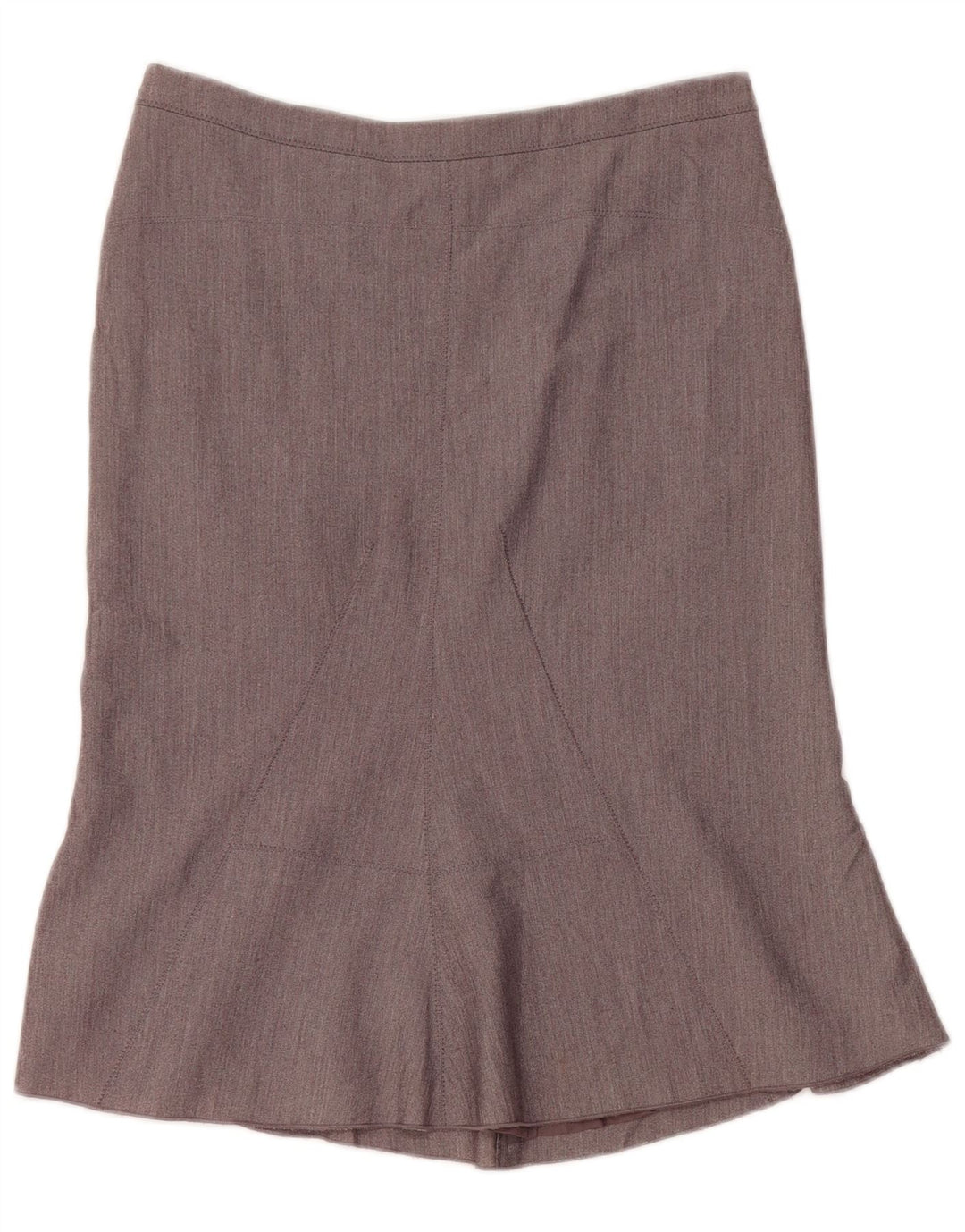 BCBGMAXAZRIA Fusta trompeta pentru femei US 0 XS W28 poliester gri