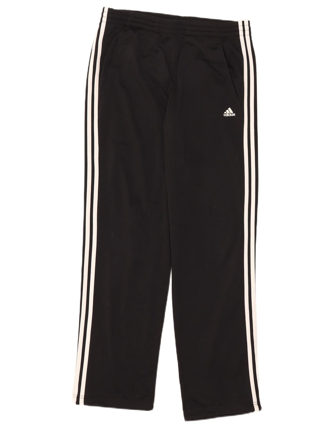 Pantaloni de trening Adidas pentru bărbați, poliester mediu negru