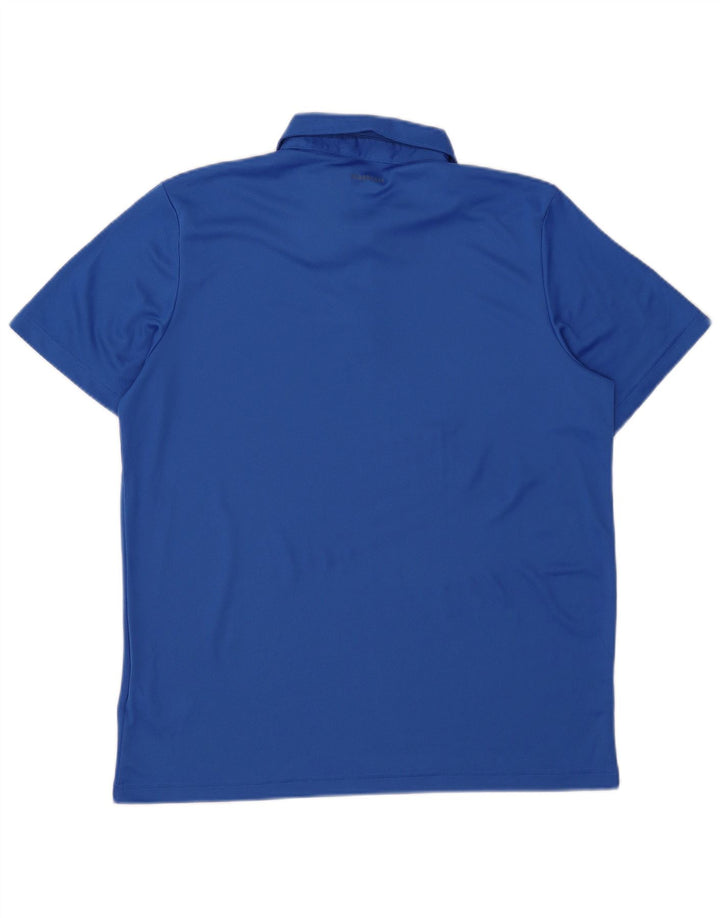 Tricou polo Adidas Aeroready pentru bărbați, mare, albastru, poliester