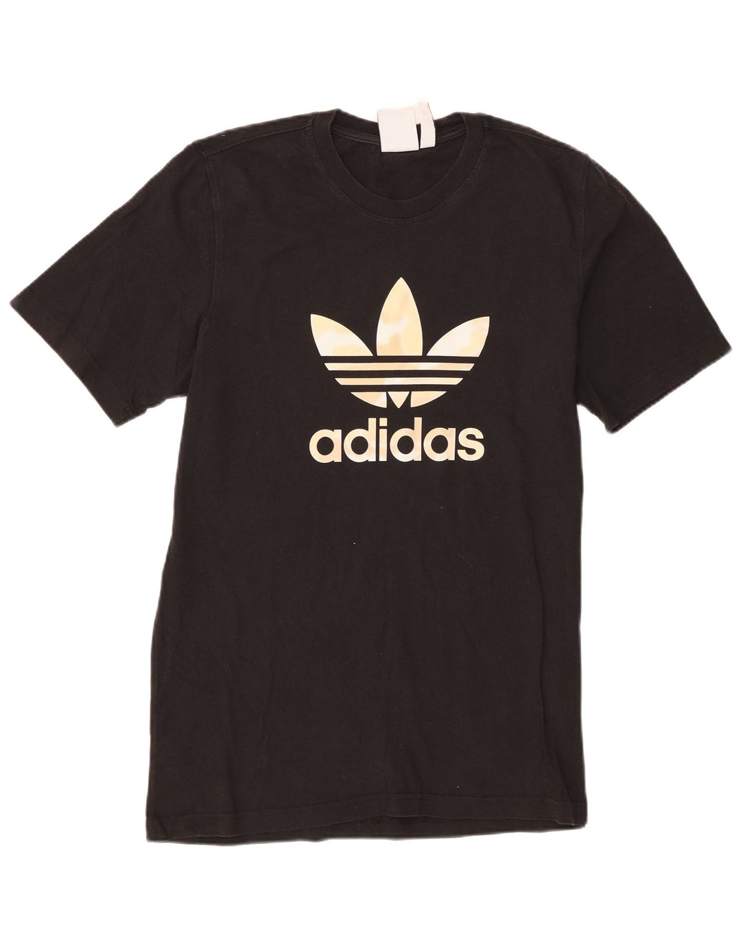 Tricou grafic Adidas pentru bărbați Top mediu negru bumbac