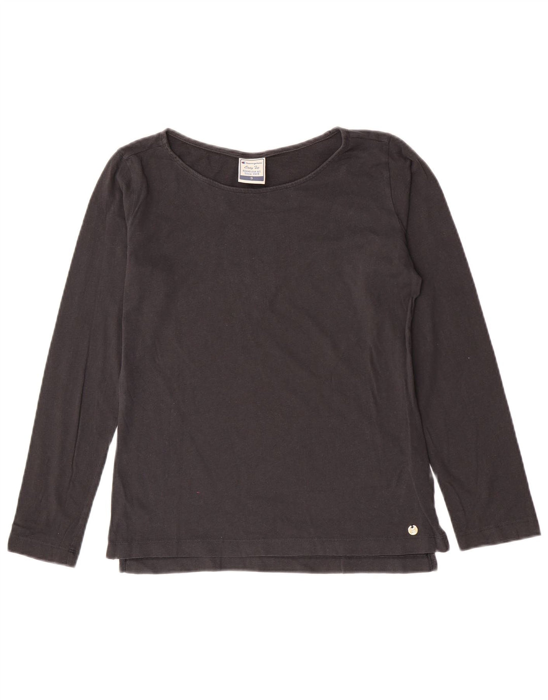 Champion pentru femei Easy Fit Top cu mânecă lungă UK 10, bumbac gri mic