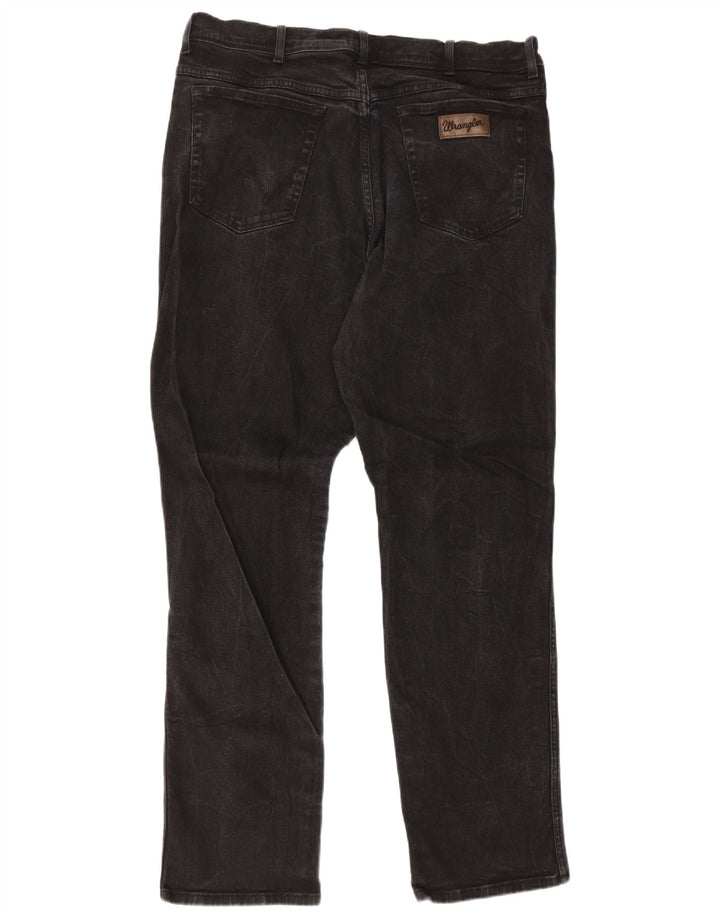 Blugi drepte pentru bărbați Wrangler Texas W42 L36 negri