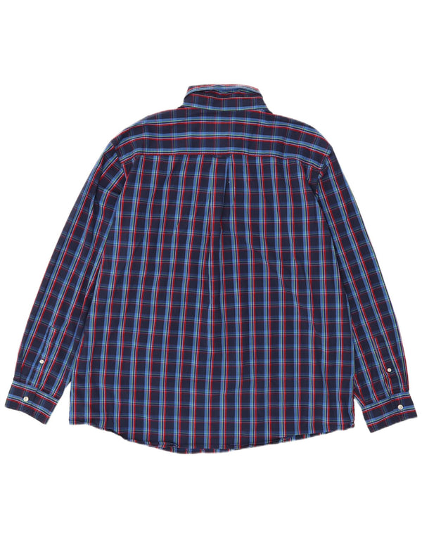 Cămașă pentru bărbați Chaps 2XL, bumbac cu carouri bleumarin