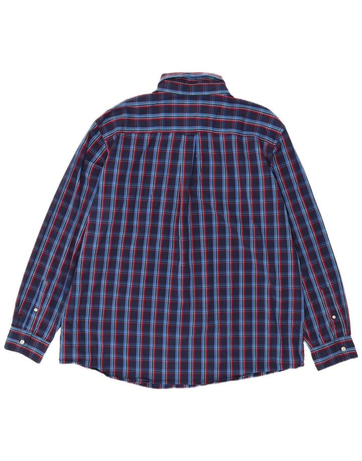 Cămașă pentru bărbați Chaps 2XL, bumbac cu carouri bleumarin