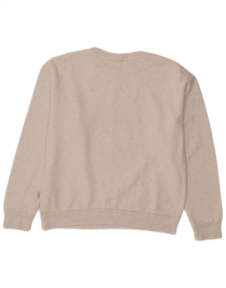 Pulover supradimensionat cu grafic pentru femei Puma UK 10 Bumbac gri mic