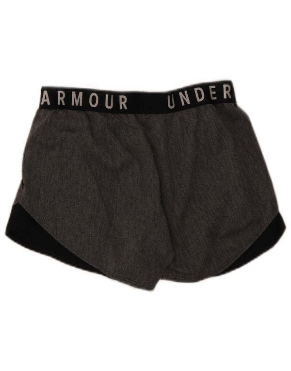 Pantaloni scurți sport Under Armour pentru femei Heat Gear UK 14 Medium Gri Colorblock