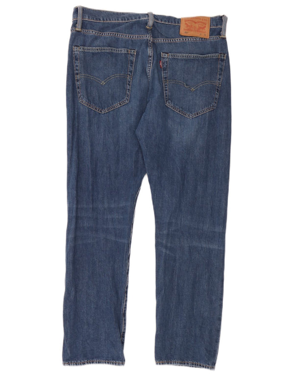 Blugi conici pentru bărbați Levi's 502 W32 L30 Bumbac albastru