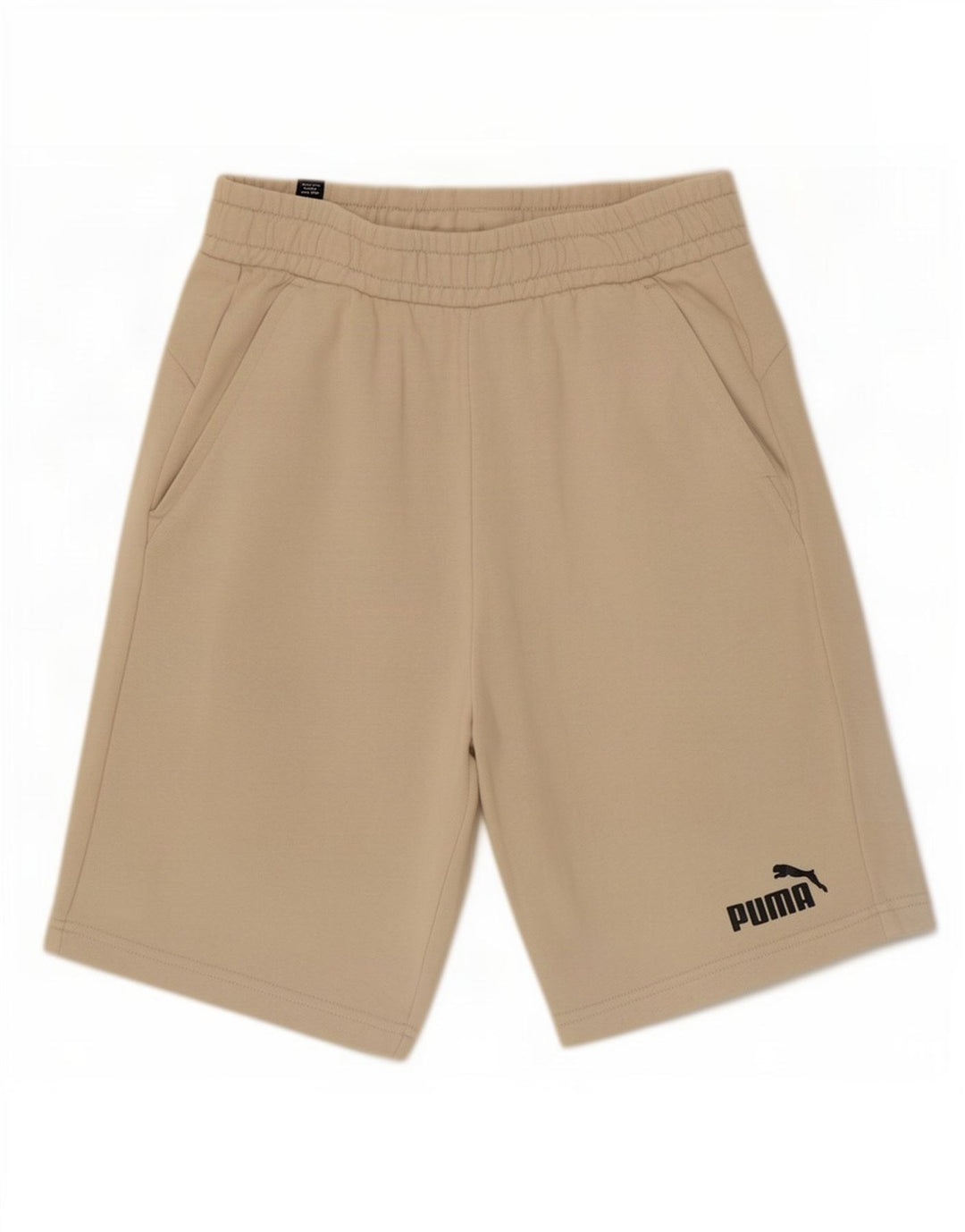 Pantaloni scurți sport Puma pentru bărbați, bumbac mediu bej