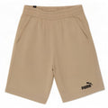 Pantaloni scurți sport Puma pentru bărbați, bumbac mediu bej