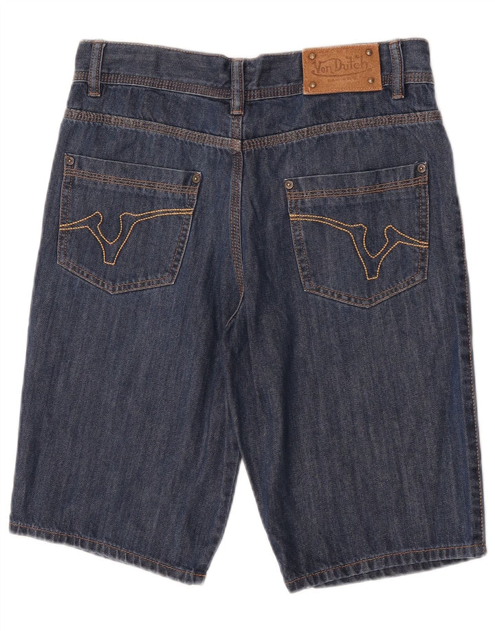 Pantaloni scurți din denim pentru bărbați Von Dutch W29 Small Blue Bumbac