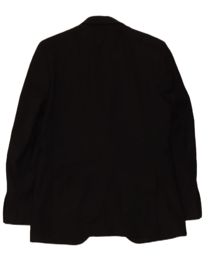 Sacou Marks & Spencer pentru bărbați cu 2 nasturi, UK 38, lână neagră medie