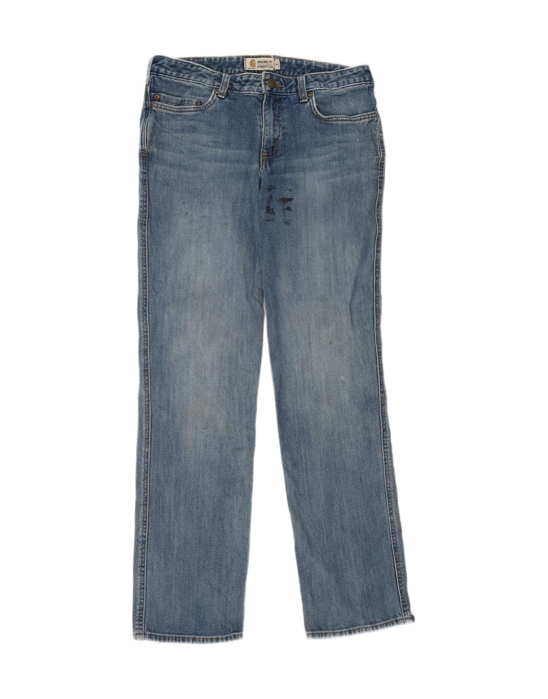 Blugi drepti pentru femei Carhartt US 8 Medium W30 L31 Bumbac albastru