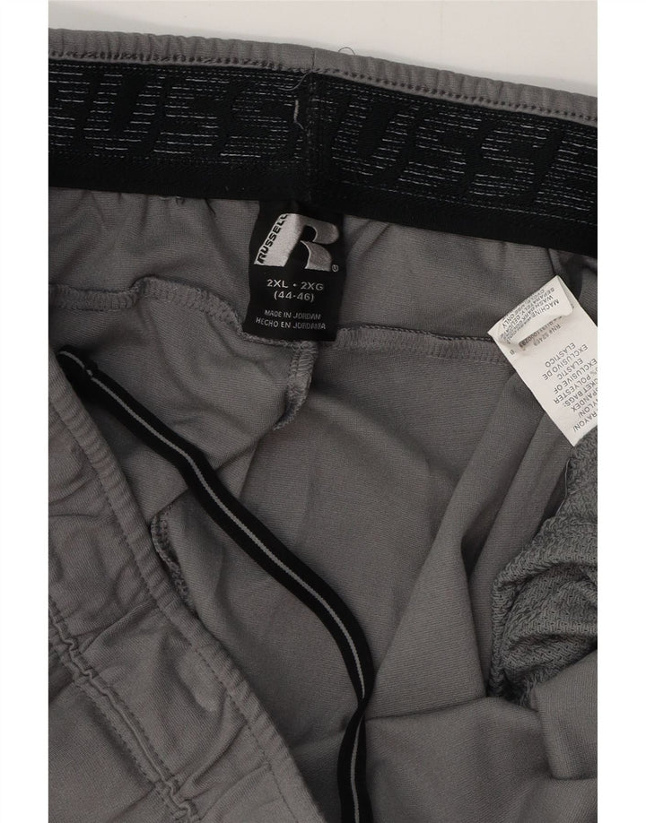 Pantaloni de trening pentru bărbați RUSSELL ATHLETIC 2XL poliester gri